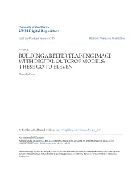 BUILDING a BETTER TRAINING IMAGE with DIGITAL OUTCROP MODELS: THESE GO to ELEVEN Alexandra Pickel