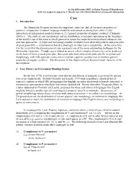 Case Chapter