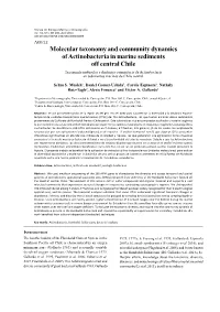 Molecular Taxonomy and Community Dynamics of Actinobacteria In