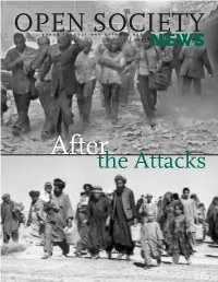 The Attacks OPEN SOCIETY NEWS EDITOR’S NOTE