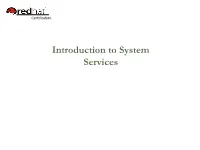 01 Introduction to System Services