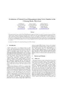 Evaluation of Natural Flood Management Using Curve Number in the Ciliwung Basin, West Java