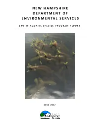 Exotic Aquatic Species Program 2013-2017.Pdf