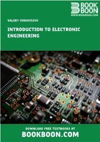 Introduction to Electronic Engineering