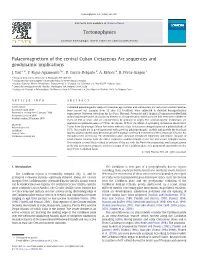 Palaeomagnetism of the Central Cuban Cretaceous Arc Sequences and Geodynamic Implications