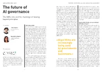 The Future of AI Governance