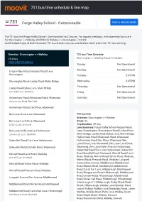 731 Bus Time Schedule & Line Route