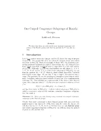 One-Cusped Congruence Groups of Bianchi Groups