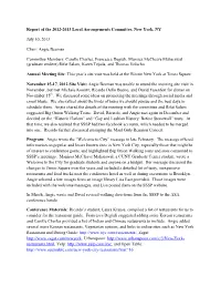 Report from the Local Arrangements Committee