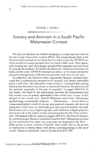Sorcery and Animism in a South Pacific Melanesian Context 2