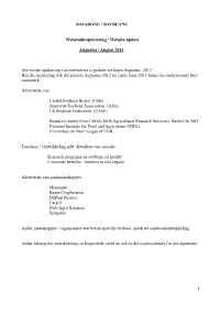 1 SOJABONE / SOYBEANS Webstudieopdatering / Website