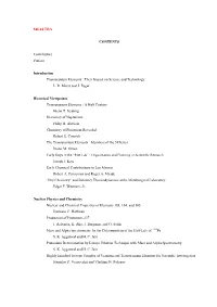 546.44 TRA CONTENTS Contributors Preface Introduction