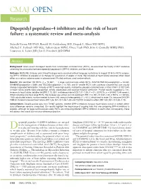 Dipeptidyl Peptidase-4 Inhibitors and the Risk of Heart Failure: a Systematic Review and Meta-Analysis