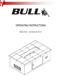 Operating Instructions