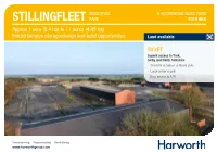 STILLINGFLEET PARK YO19 6HS Design and Build Approx 1 Acre (0.4 Ha) to 11 Acres (4.45 Ha) Existing/Refurb