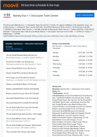 84 Bus Time Schedule & Line Route