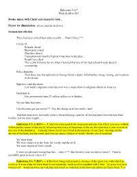 Ephesians 2-4-7 from Death to Life!