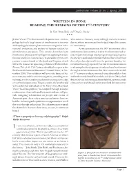 Reading the Remains of the 17Th Century