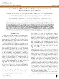 Target-Cell-Derived Trna-Like Primers for Reverse Transcription Support Retroviral Infection at Low Efficiency