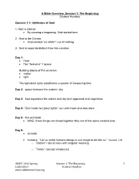 The Beginning Linda Ebert Student Handout 1