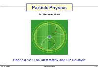 The CKM Matrix and CP Violation