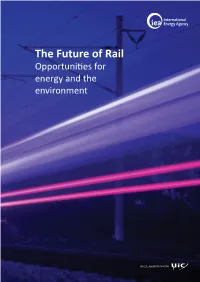 The Future of Rail Opportunities for Energy and the Environment
