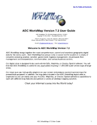ADC Worldmap V7.2 Manual