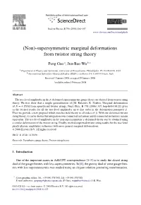 (Non)-Supersymmetric Marginal Deformations from Twistor String Theory