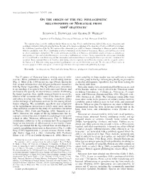 On the Origin of the Fig: Phylogenetic Relationships of Moraceae from Ndhf Sequences1