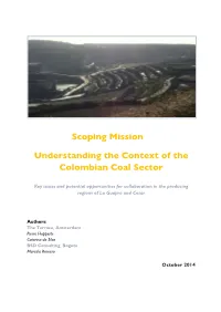 Scoping Mission Understanding the Context of the Colombian Coal Sector