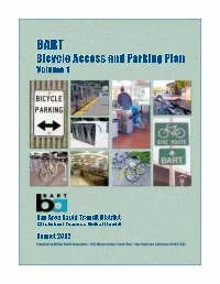 BICYCLE ACCESS and PARKING PLAN – VOLUME 1 Page I TABLE of CONTENTS