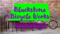Blackstone Bicycle Works