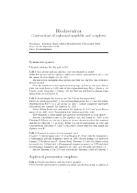 Blockseminar Constructions of Aspherical Manifolds and Complexes