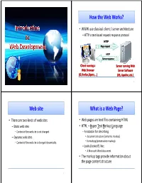 How the Web Works?