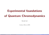 Quantum Chromodynamics