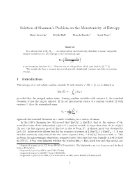 Solution of Shannon's Problem on the Monotonicity of Entropy