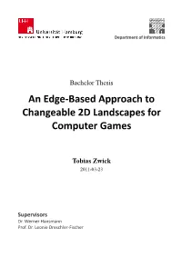 An Edge-Based Approach to Changeable 2D Landscapes for Computer Games