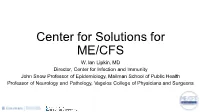 Center for Solutions for ME/CFS W