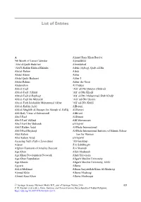List of Entries