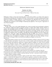 Multivariate Statistical Analysis Mushtak AK Shiker Mathematical