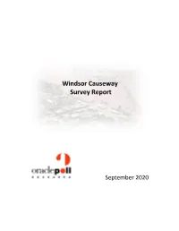 2020-10-01 Windsor Causeway Survey Report