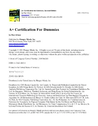 A+ Certification for Dummies, 2Nd Edition.Pdf