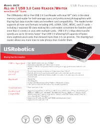 All-In-1 USB 3.0 Card Reader/Writer