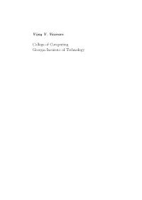 Approximation Algorithms