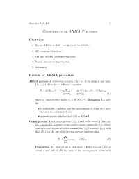 Covariances of ARMA Models