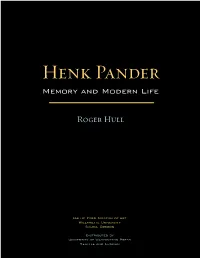 Henk Pander Memory and Modern Life