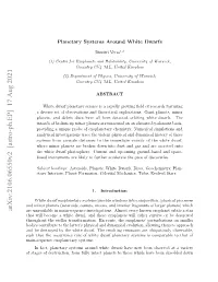 Planetary Systems Around White Dwarfs