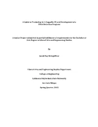 Producing an a Cappella CD and Development of a Pitch Detection Program