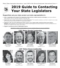 2019 Guide to Contacting Your State Legislators Using Alliance-Press Template.Indd