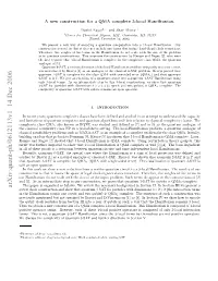 Arxiv:Quant-Ph/0612113V1 14 Dec 2006 † ∗ Nalo Hs Rosi Euto Ewe Unu Icisadtim and Circuits Quantum C Between Reduction QMA a Is Is Hamiltonian Complete